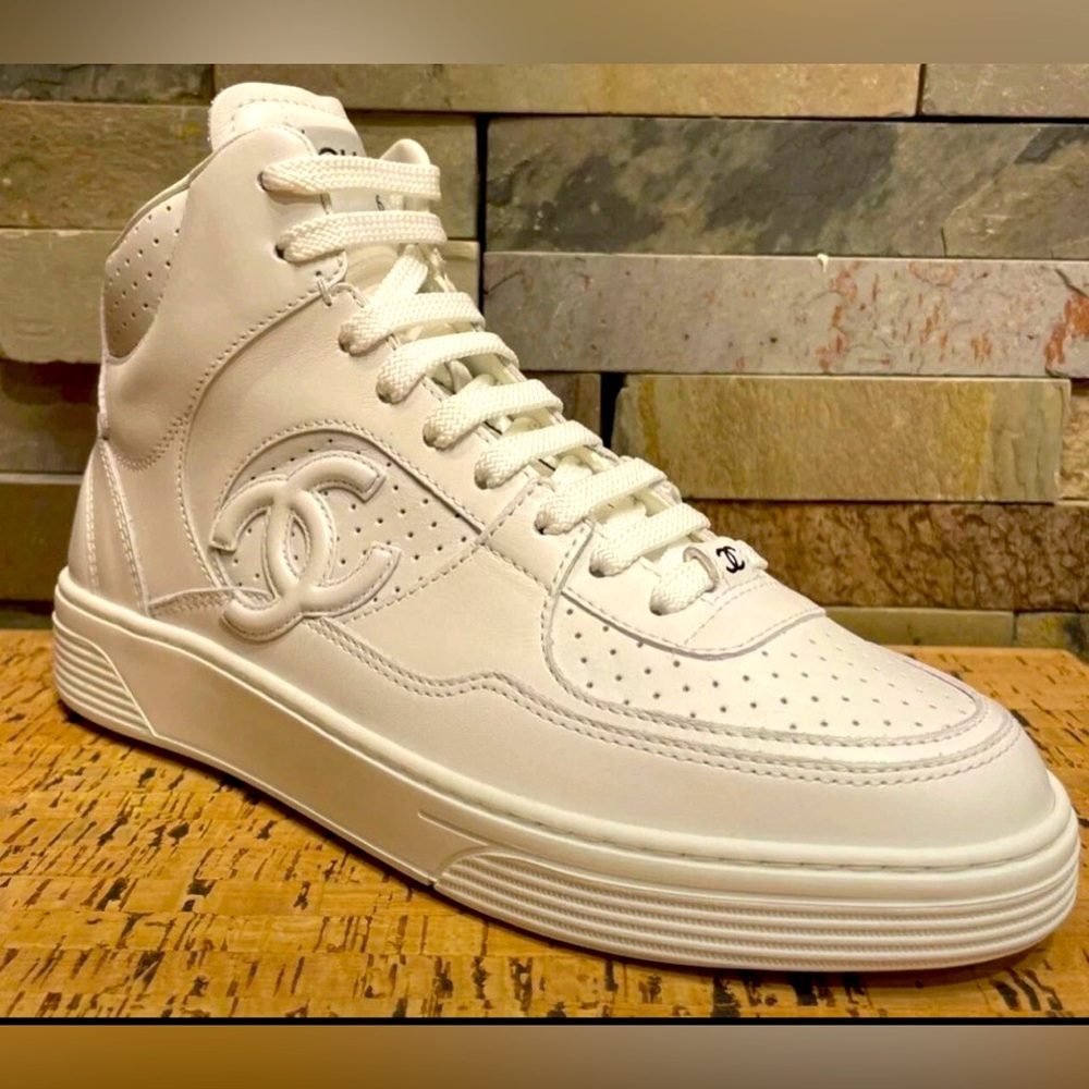 CHANEL Sport Line High Top Trainer Sneaker